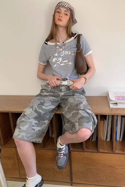 Retro Summer Cropped Pants