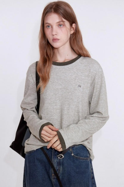 Color-Blocked Faux Sweater