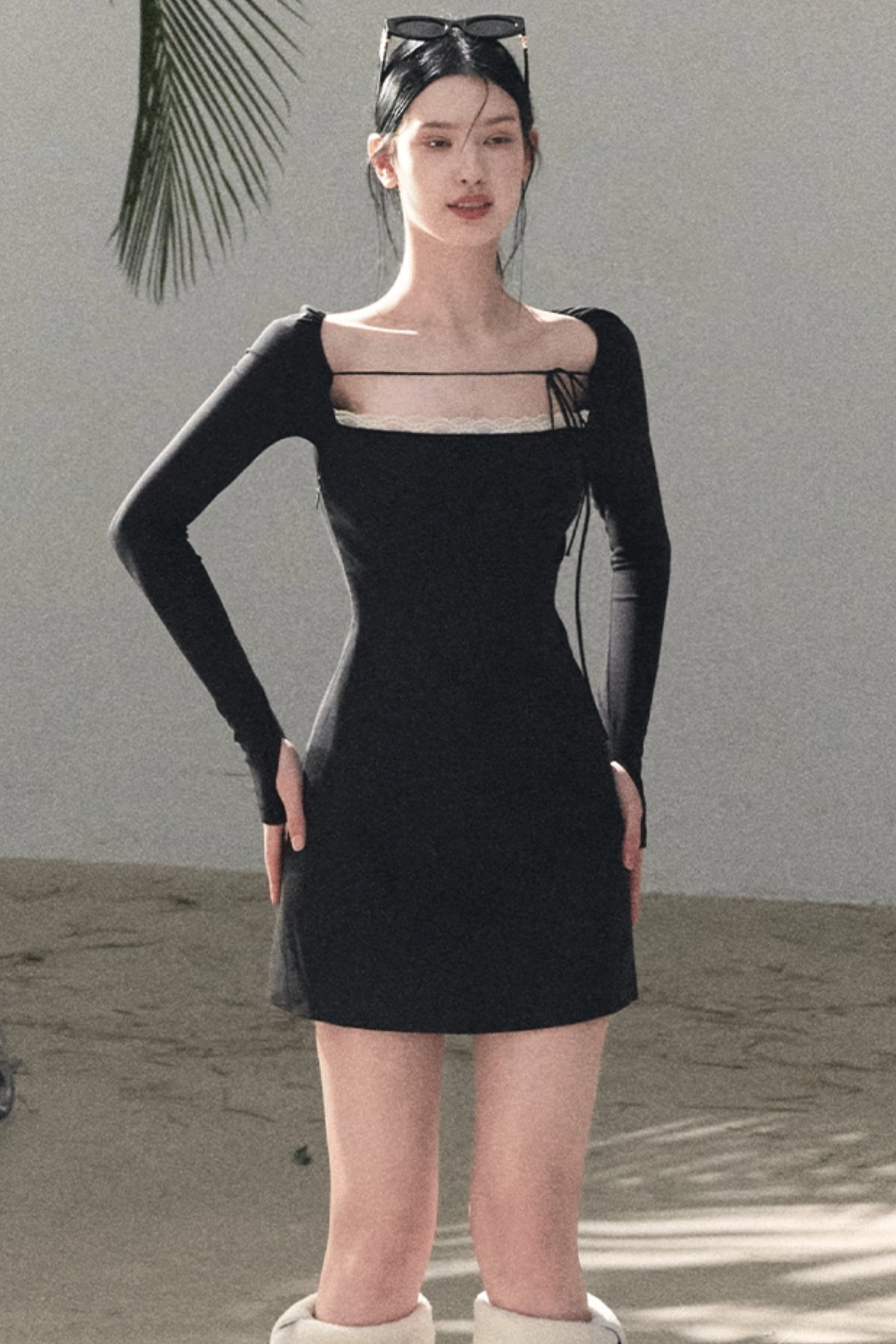 Heavyweight Waist-Cinching Dress