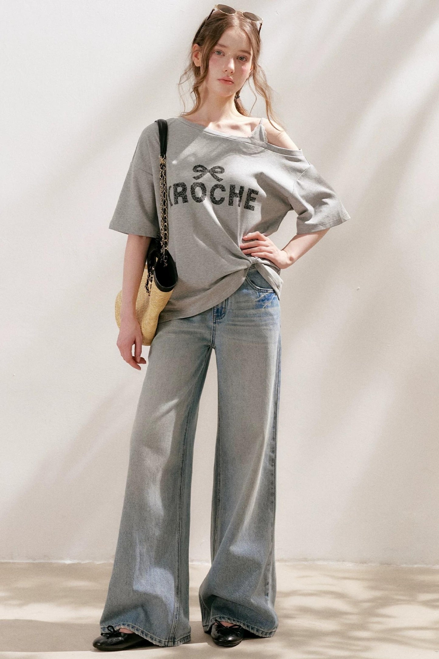 French Lace Off-Shoulder Top