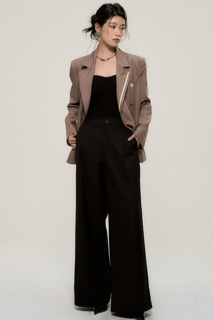 Shanghai Luxe Brown Blazer