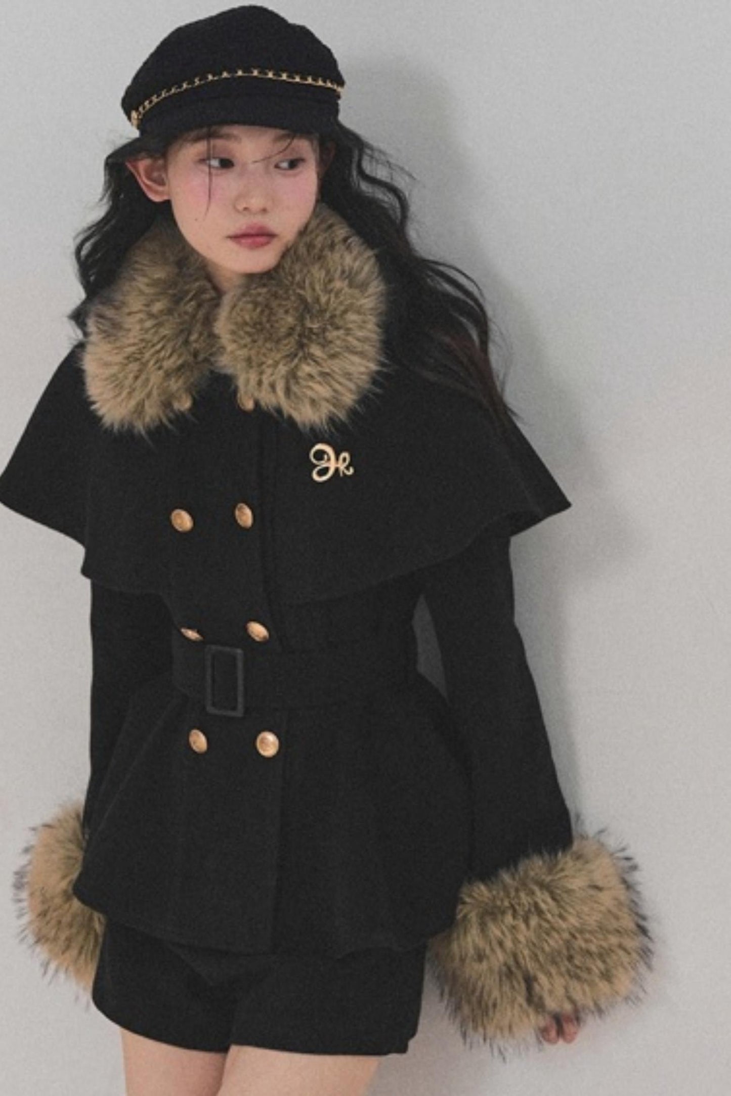 Winter Coat and Skirt Set-Up