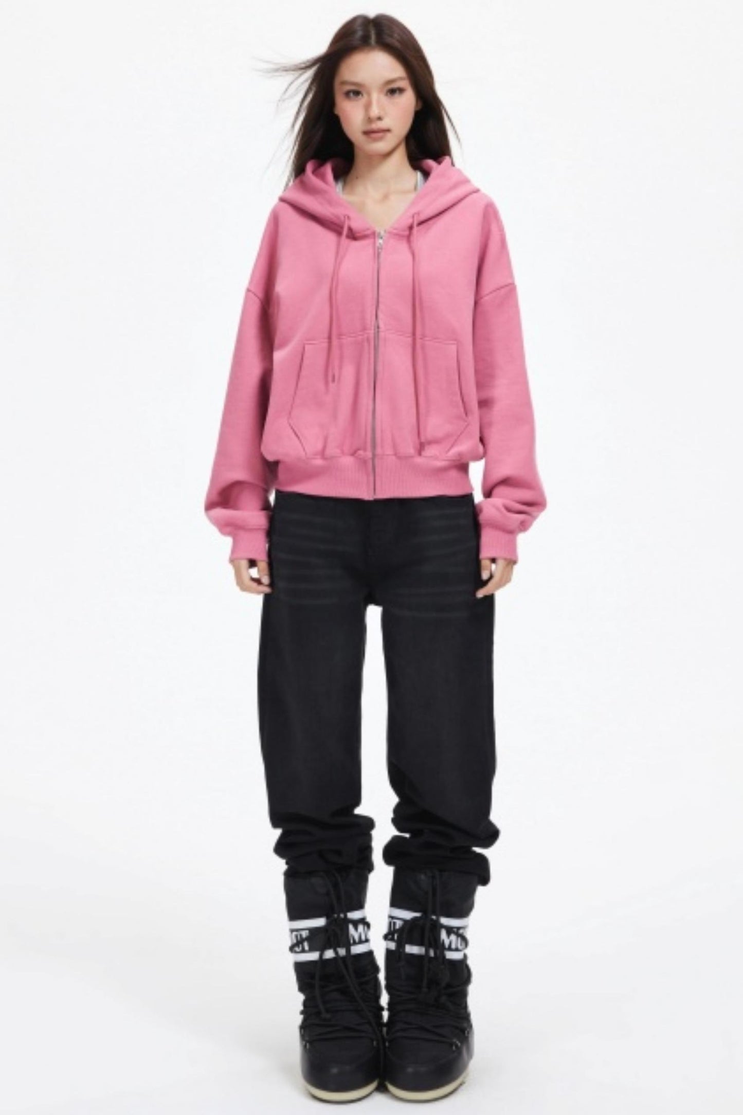 Simple Slimming Straight-Leg Pants