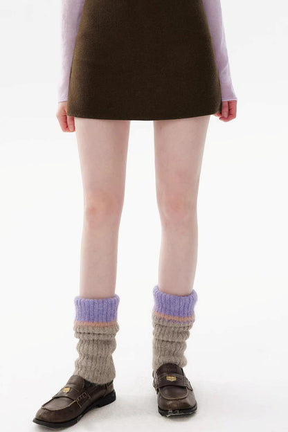 Color-Block Wool Socks