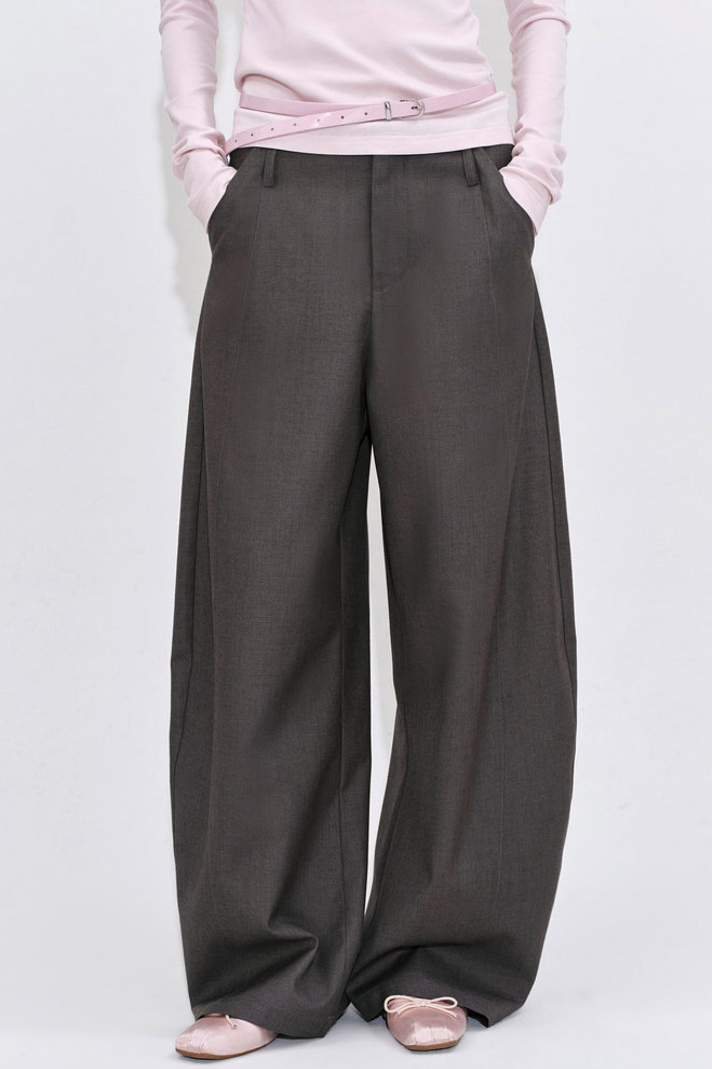 Scimitar Gray Drape Pants