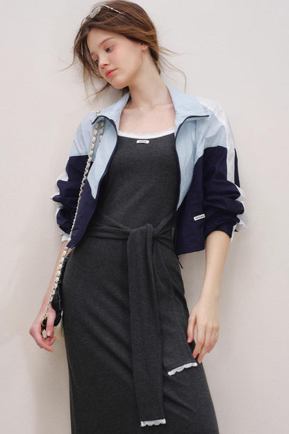 Color-Block Knit Dress