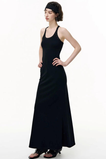 Autumn Striped Camisole Dress