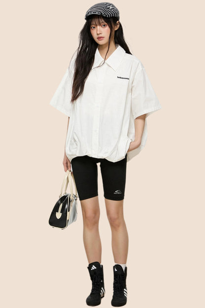 Retro Summer Short-Sleeve Shirt