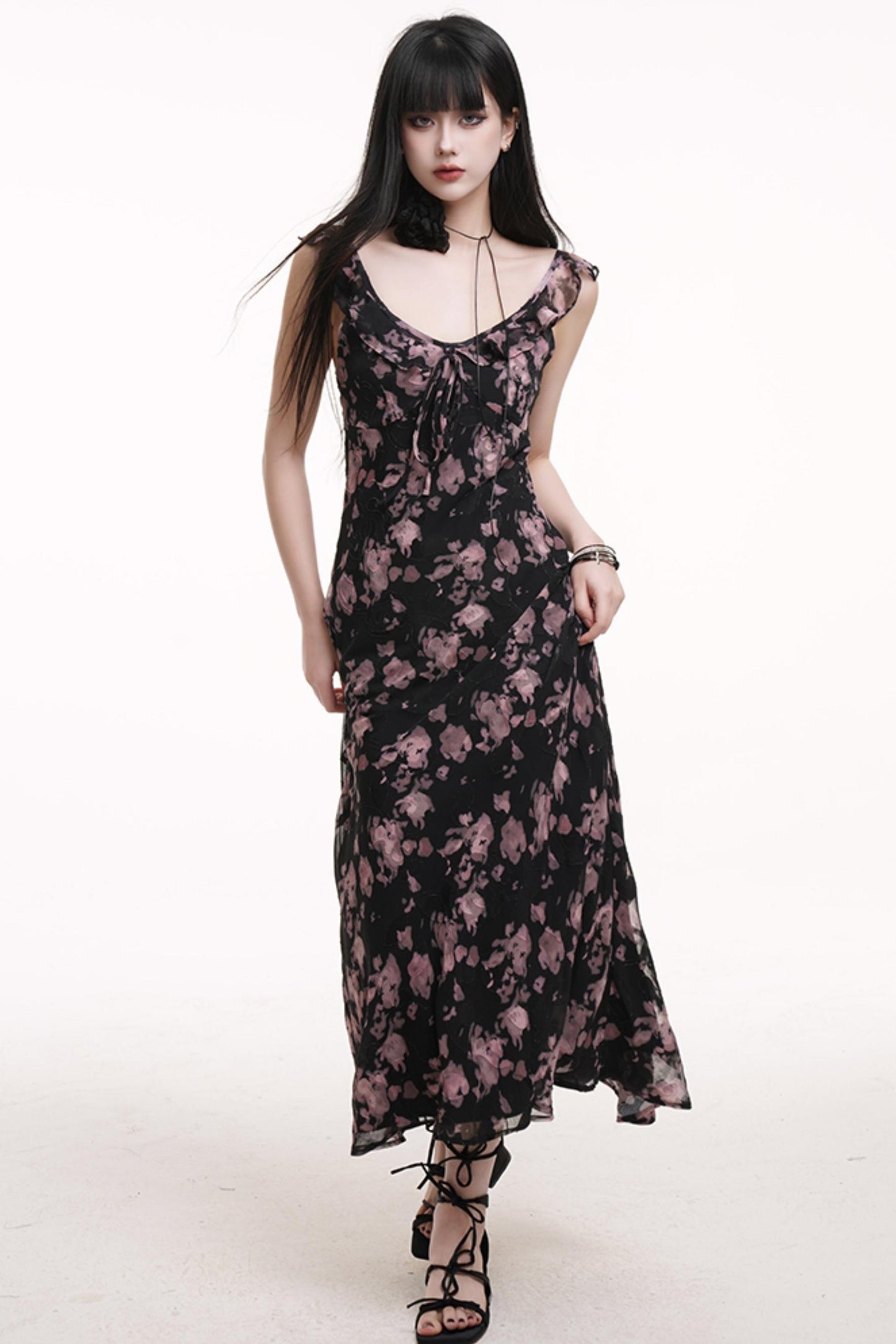 Teal Blue Halter Dress