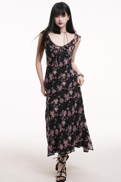 Teal Blue Halter Dress