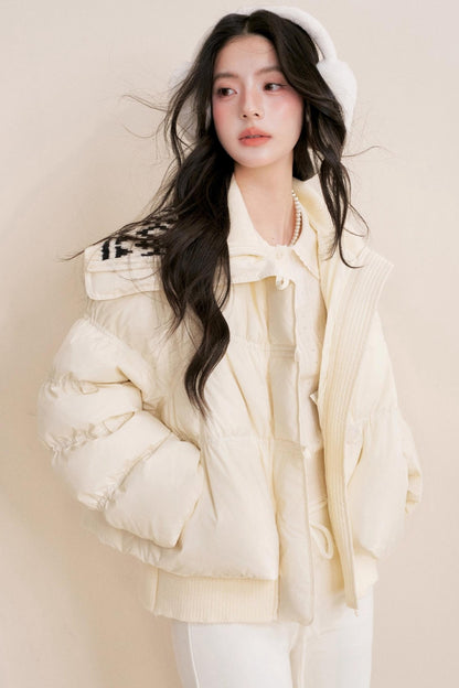 Romantic French Knit Long Sleeve Top