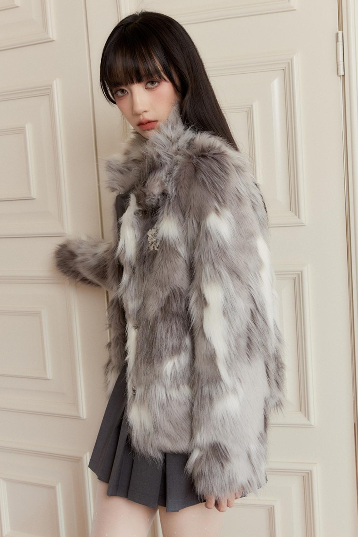 Autumn Chaebol Fur Coat