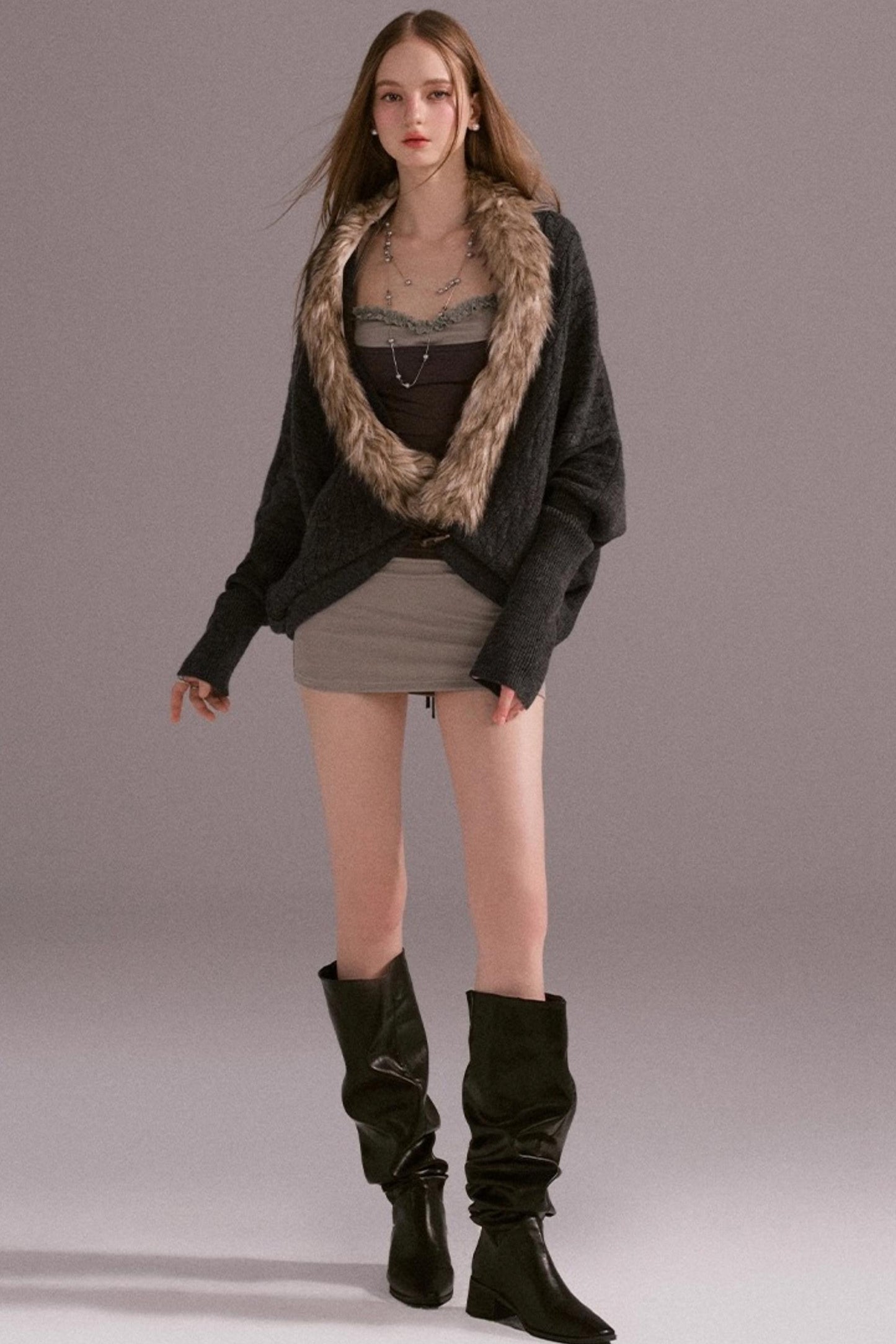 Hot Girl Knit Top Jacket