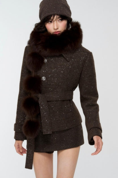 Winter Warm Fox Fur Scarf