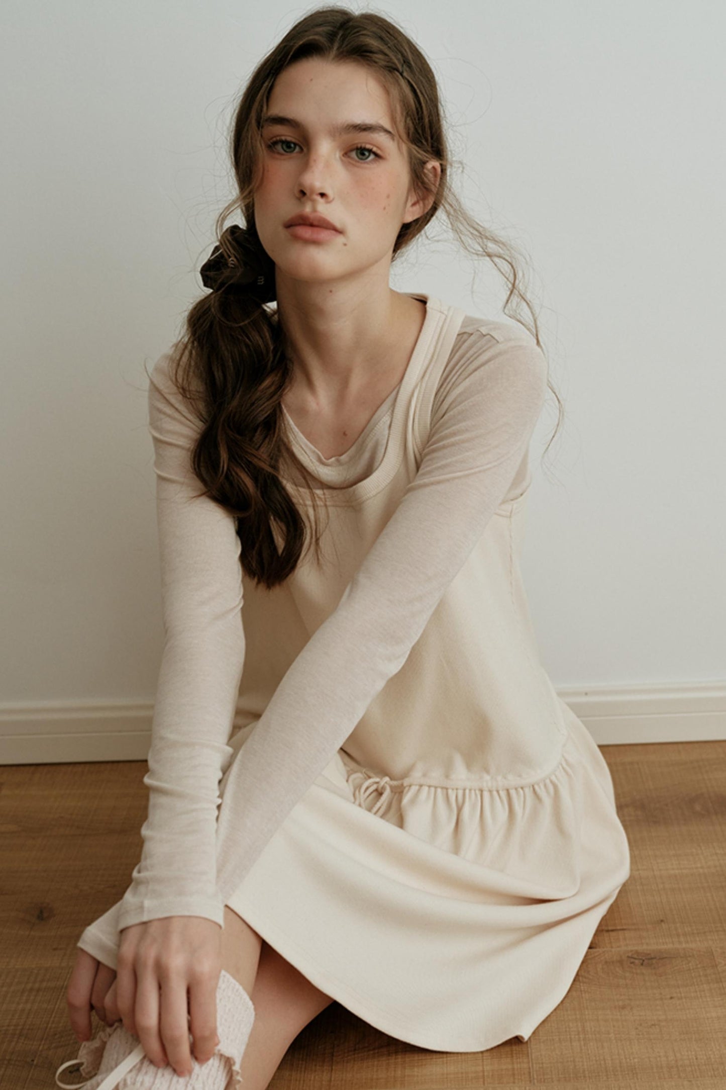 Soft Wool Blend Long-Sleeved Inner Top