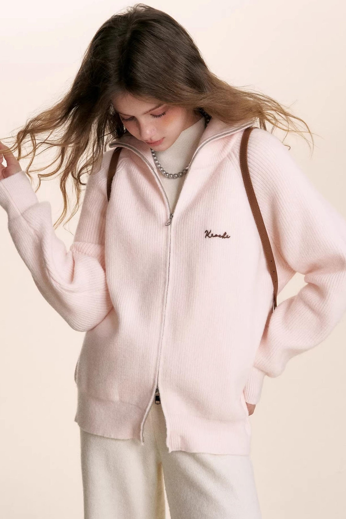 Winter Double-Zip Cardigan Jacket