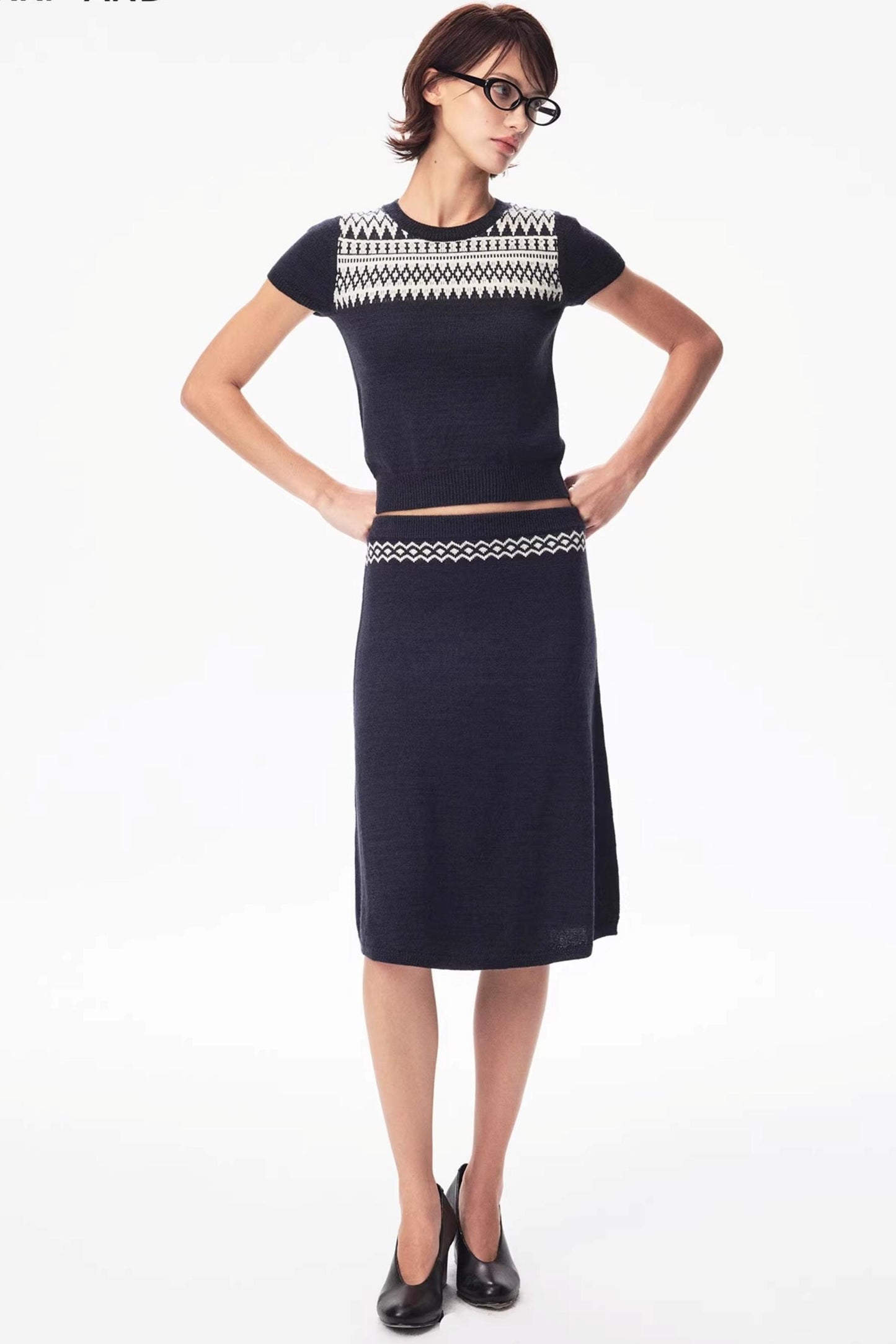 Wool Fair Isle Knit Set-Up