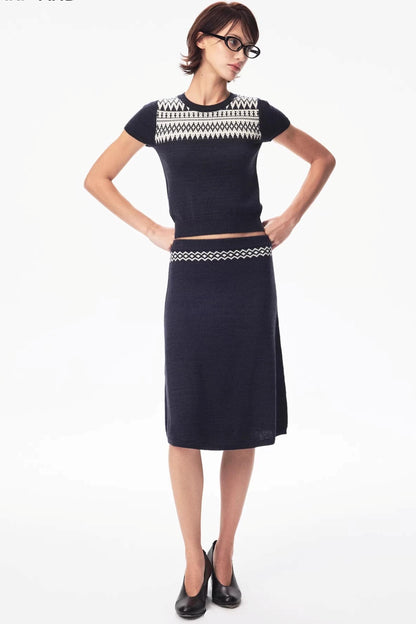 Wool Fair Isle Knit Set-Up