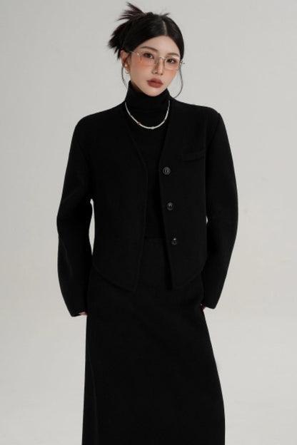 Double-Sided Woolen Coat