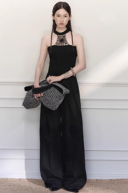 Grandmothers Crochet Wide-Leg Pants