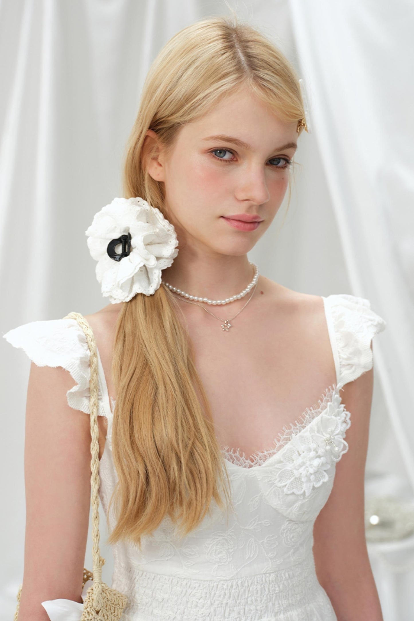 Summer Lace Halter Dress