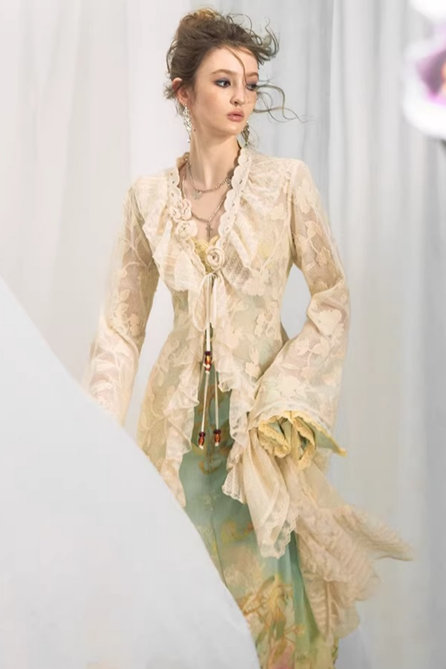 Crochet Lace Goddess Cardigan