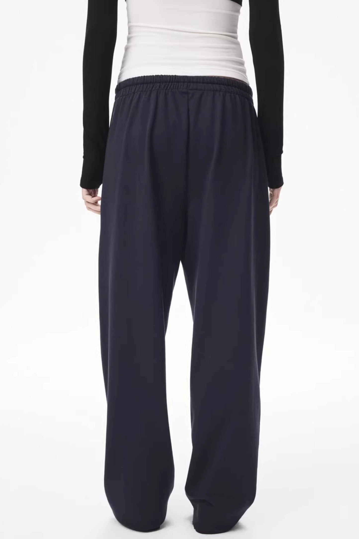 Color-Blocked Carrot Pants