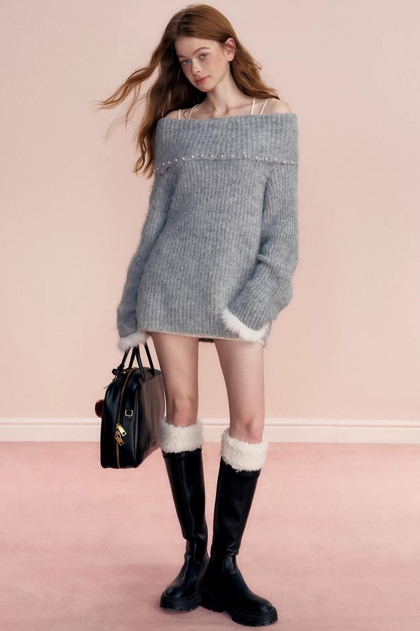 Winter Romance Pearl Sweater