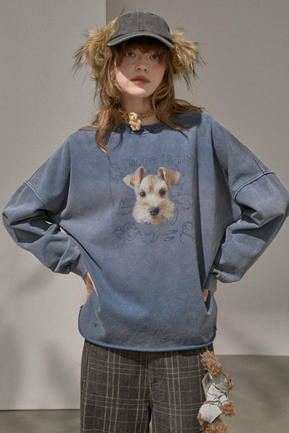 Lazy Vintage Style Pullover Top