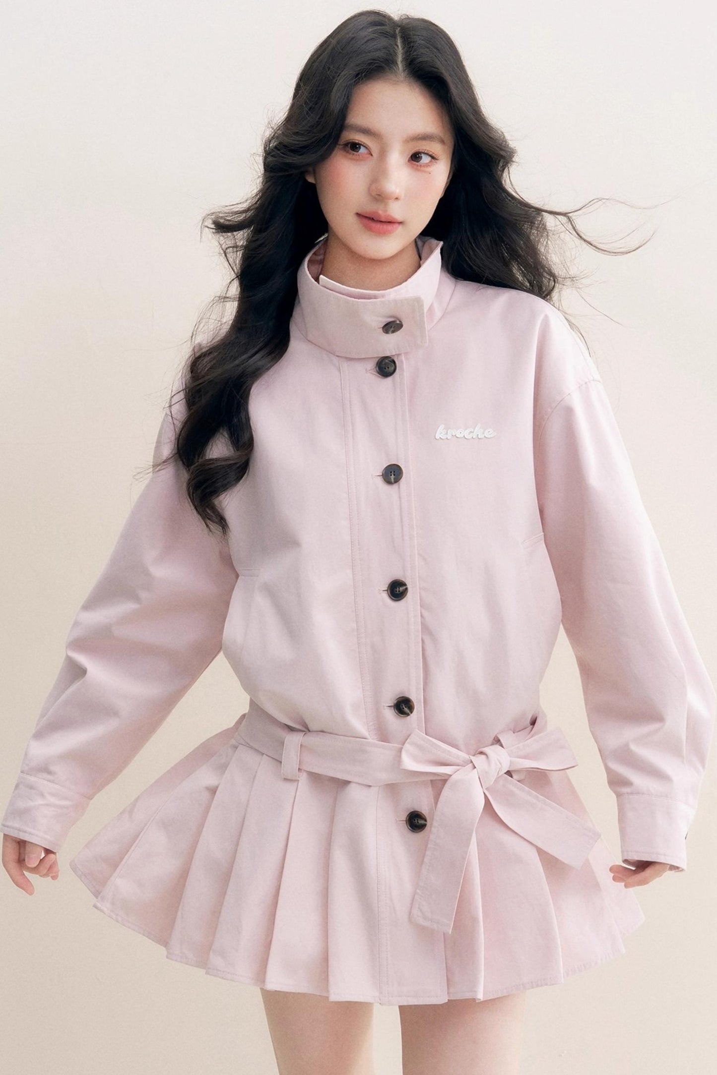 Geek Chic Lace Trench Coat