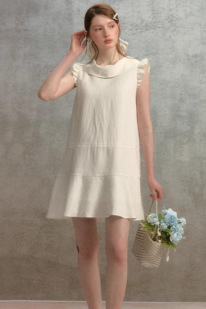 Fly Sleeves Lace Dress