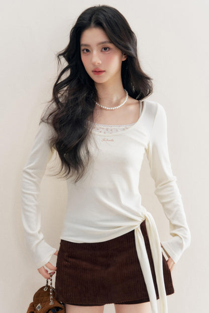 Luxury Corduroy A-Line Skirt