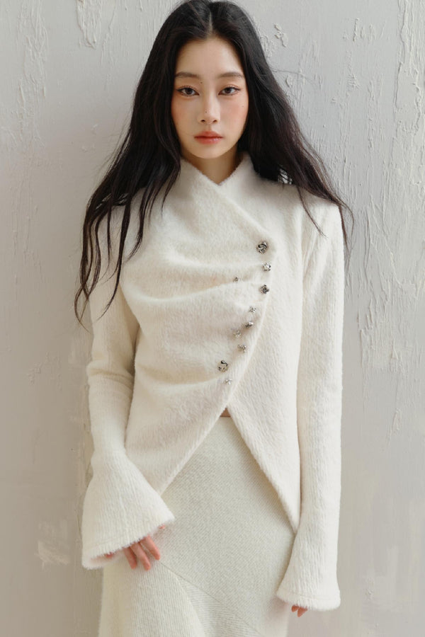 후리 아일랜드 블레이저 스커트 세트업 