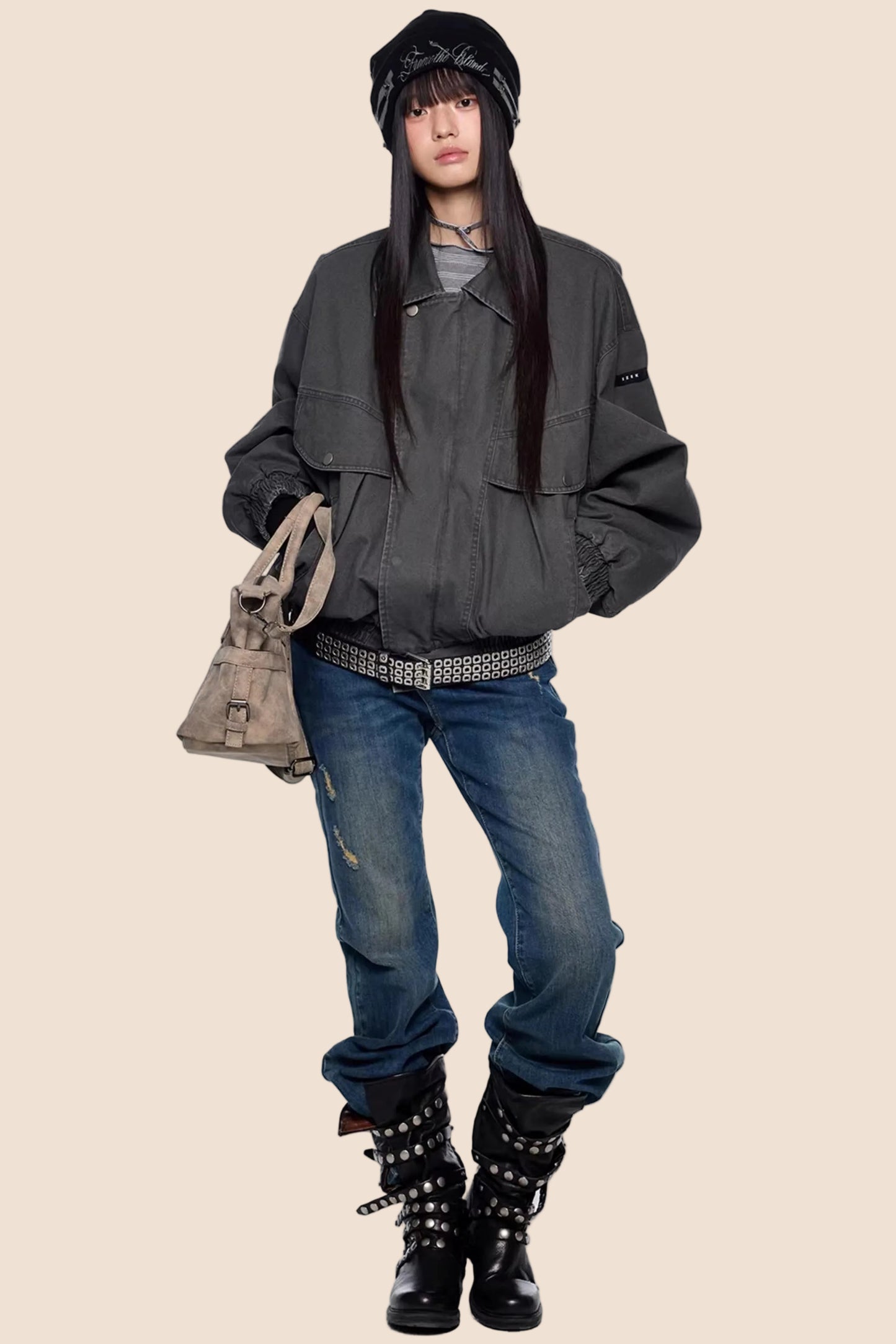 Mikro-weit Retro Schlaghosen