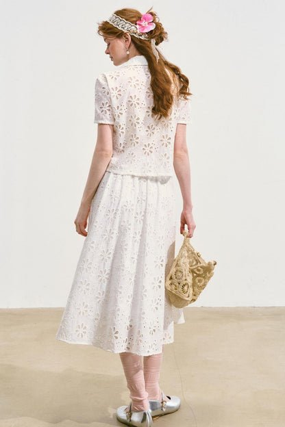 Summer Floral Maxi Skirt Set-Up