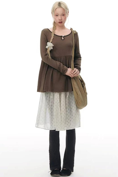 Color-Blocked Knit Sweater