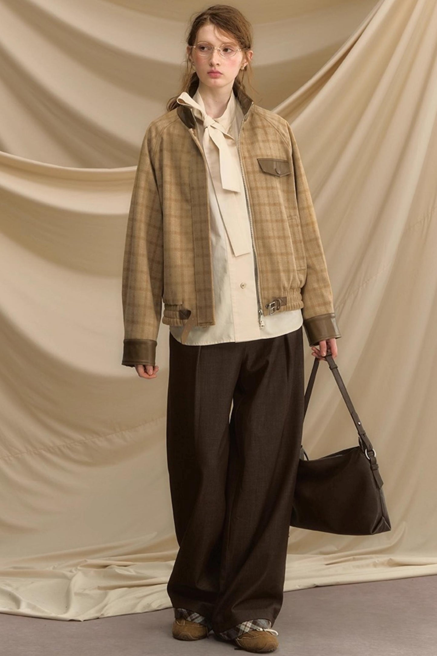 Autumn Souvenir Wide-Leg Pants