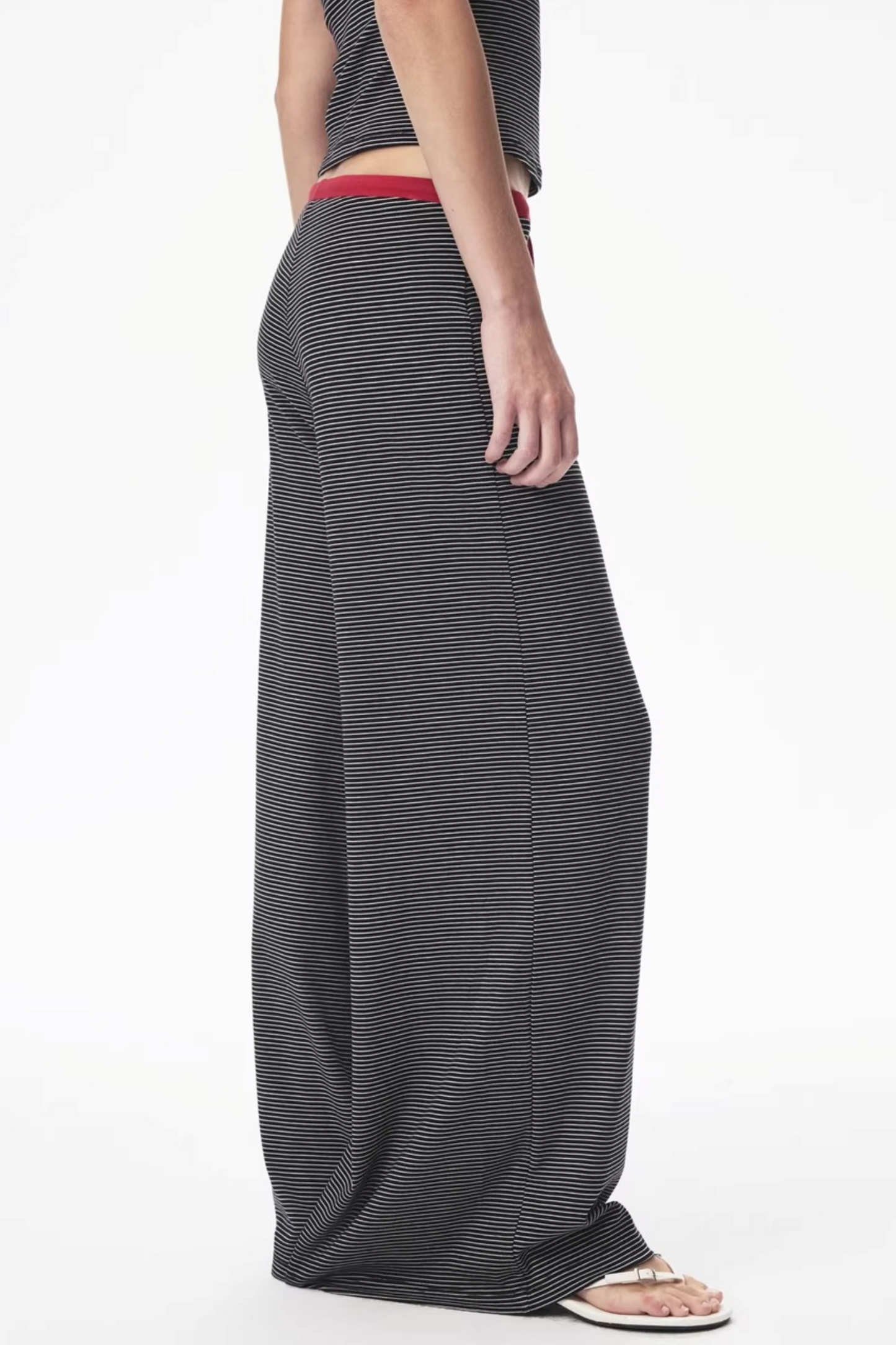 Retro Striped Tank Top and Pants Set