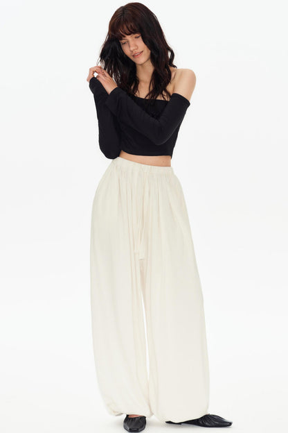 Hautfreundliche Drapierte Laternenhose