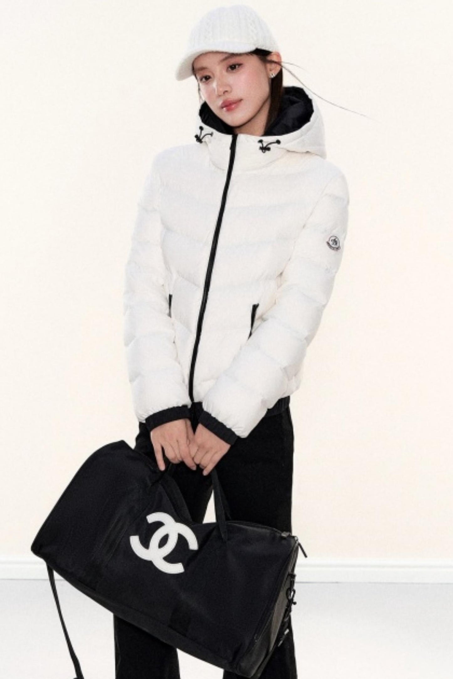 Cable Knit Retro Baseball Cap