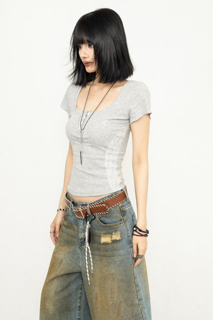 Slim Fit Print T-shirt