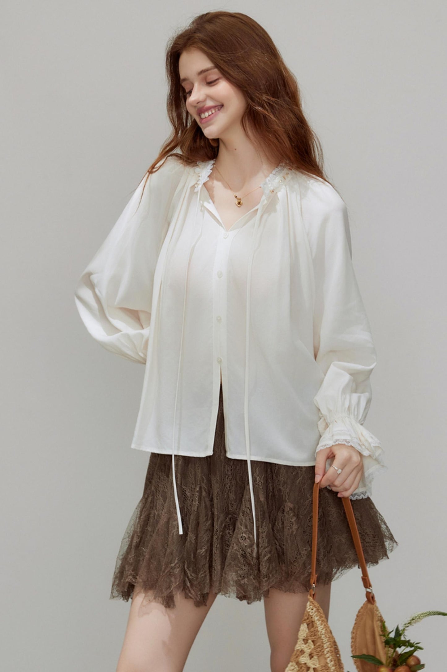 Silhouette V-Neck Shirt