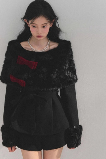 French Light Luxury Winter Coat Set-Up