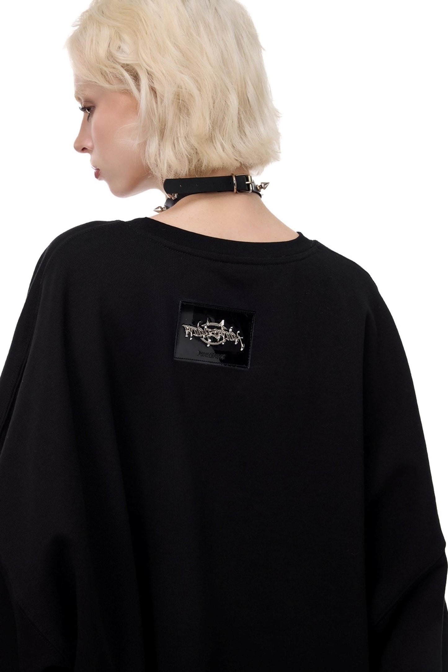 Cat Star Embroidery Sweatshirt