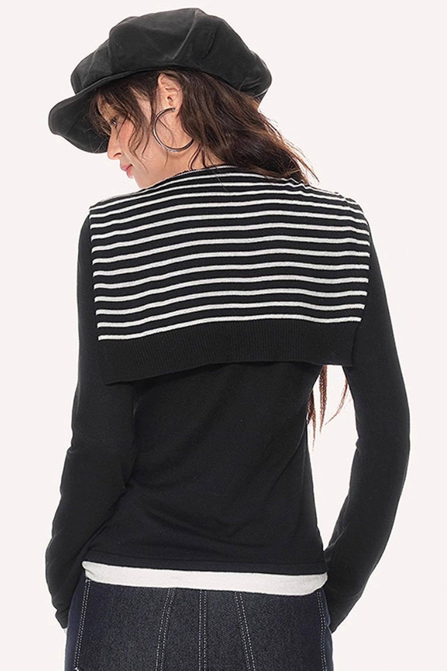 Preppy Knit Slim Sweater