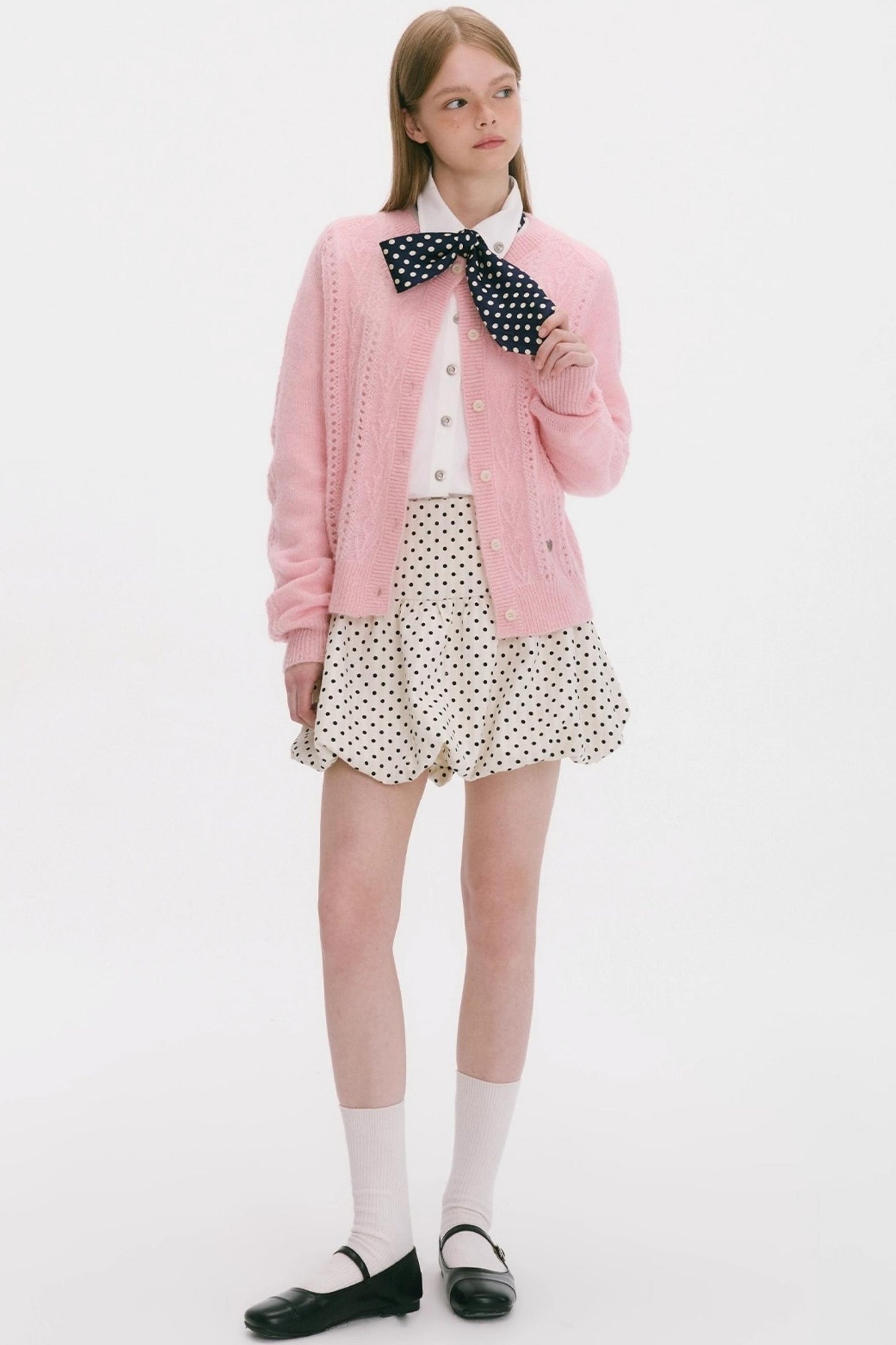 Night Lily Polka Dot Skirt