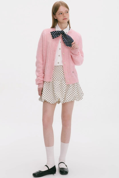 Night Lily Polka Dot Skirt