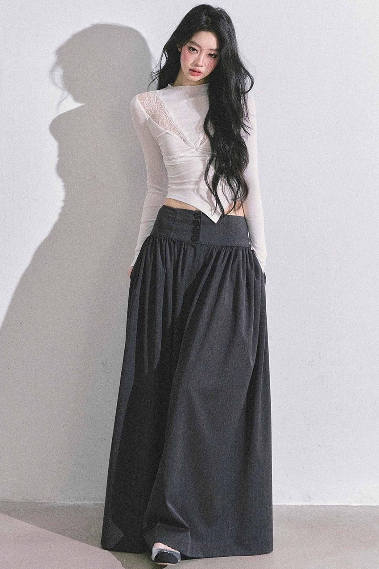 Lace Pure Desire Sexy Knitted T-Shirt