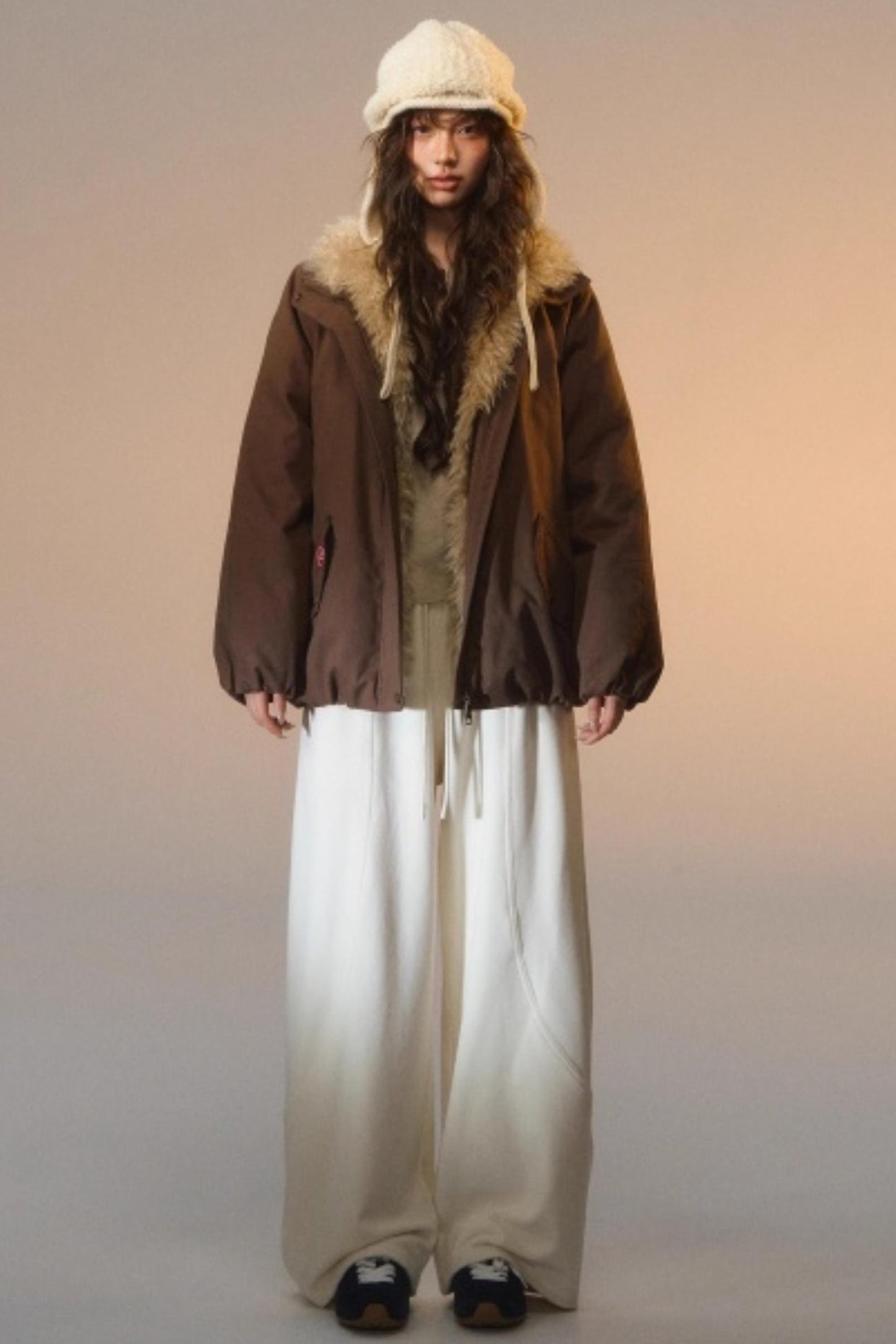 Fleece Scimitar Casual Pants