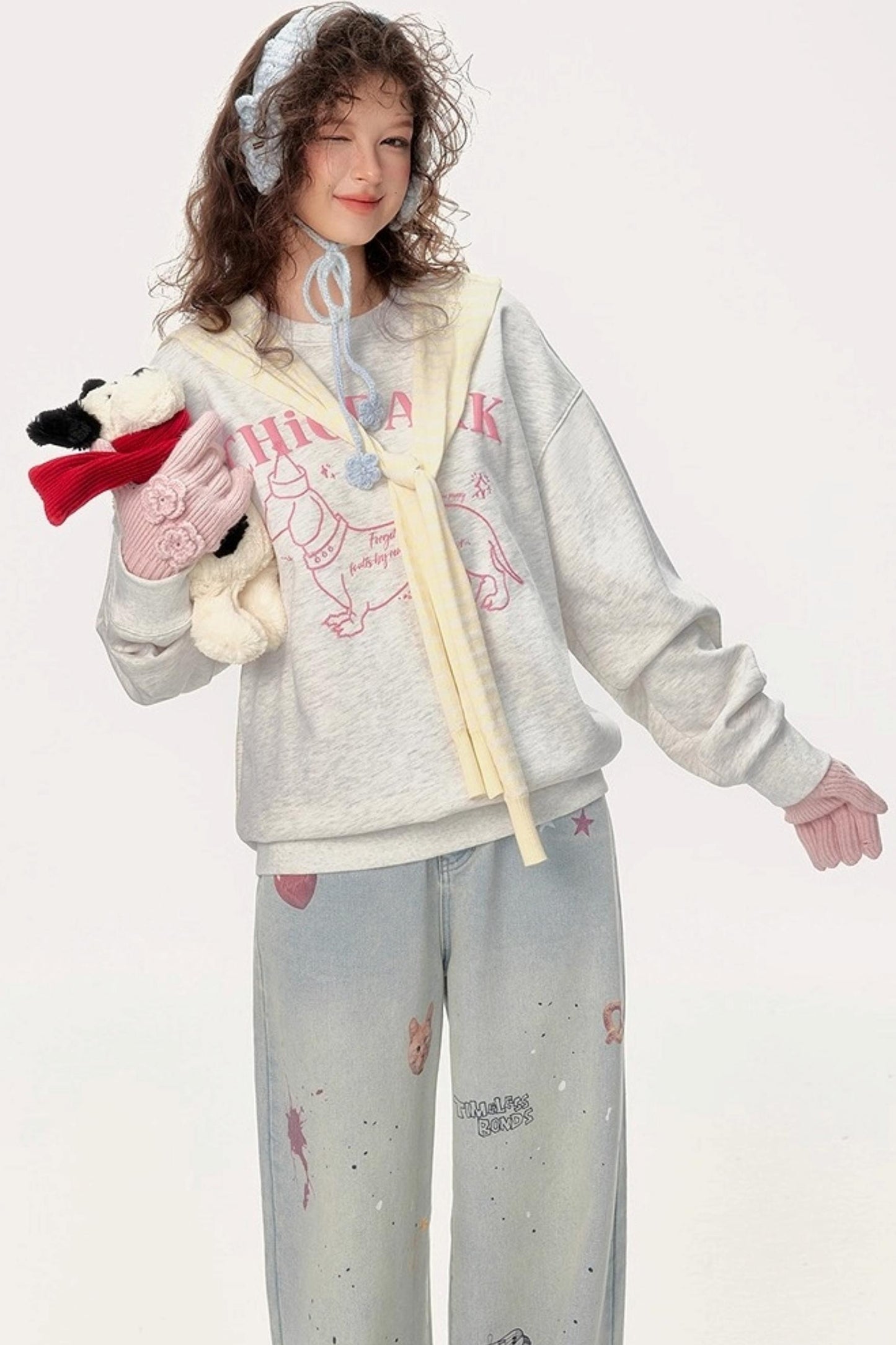 Casual Loose Sweet Pullover Top